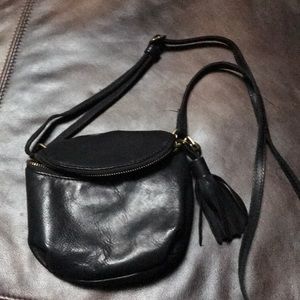 Leather crossbody